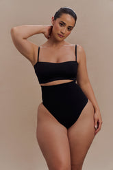 Saria High Waist Shapewear Briefs - Black