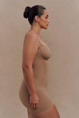 Jocelyn Backless Shapewear Mini Dress - Latte