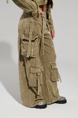 STEALTHY CORDUROY CARGO PANTS