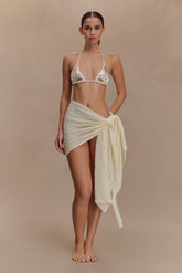 Sammy Boucle Knit Cover Up - Ivory