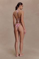 Robyn Beaded Bikini Bottom - Pink