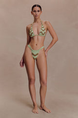 Robyn Beaded Bikini Bottom - Sage