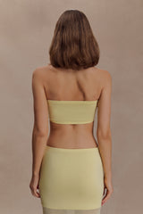 Tanyel Knit Bandeau Top - Lemon