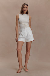 Aldea Cotton Shorts - White