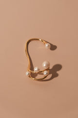 Saskia Freshwater Pearl Ear Cuff - Pearl