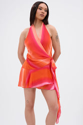 ROXANNE PRINTED MINI DRESS