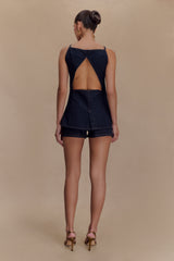 Tobias Denim Shorts - Indigo Blue