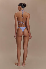 Persephone Gingham Bikini Bottoms - Lilac