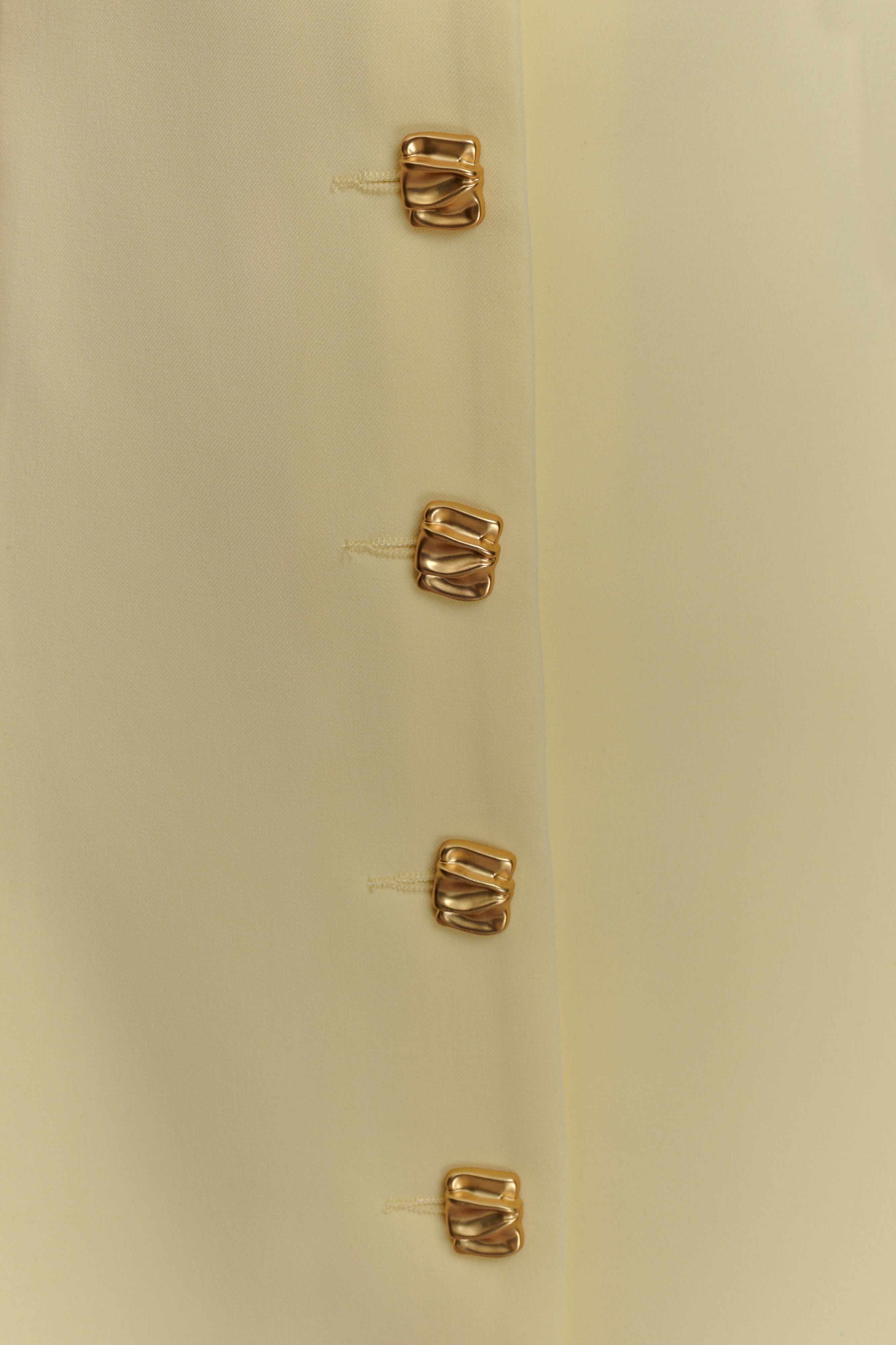 Oli Sleeveless Mini Dress - Lemon