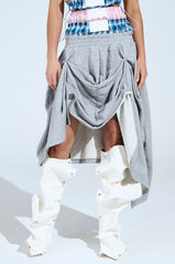 DONT MESS WITH ME MIDI SKIRT