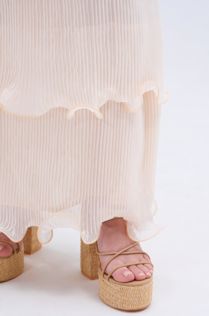 RUFFLE HEAVEN MAXI SKIRT