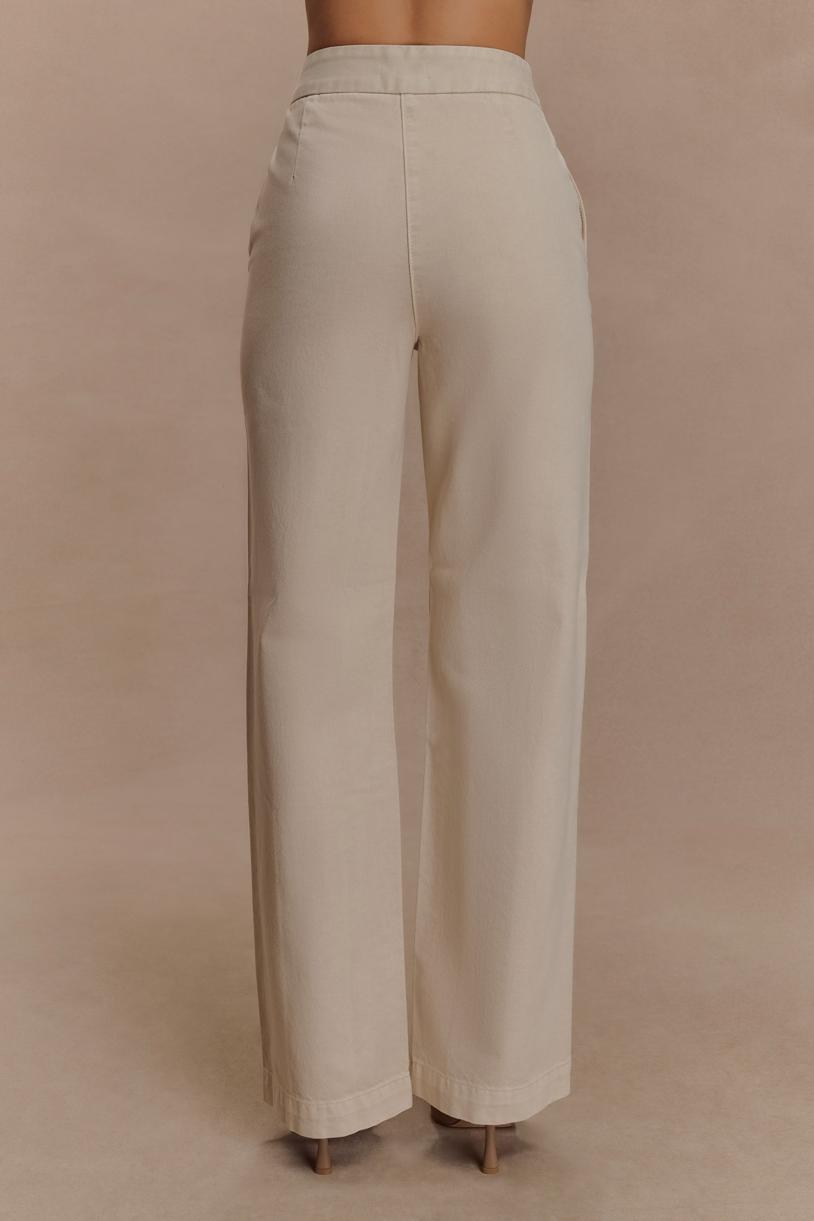 Rayne Wide Leg Denim Jeans - Stone Wash