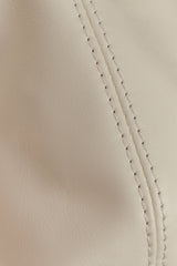 Bristol Mini Croissant Leather Bag - Ivory
