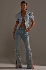 STAR GIRL RHINESTONE DENIM
