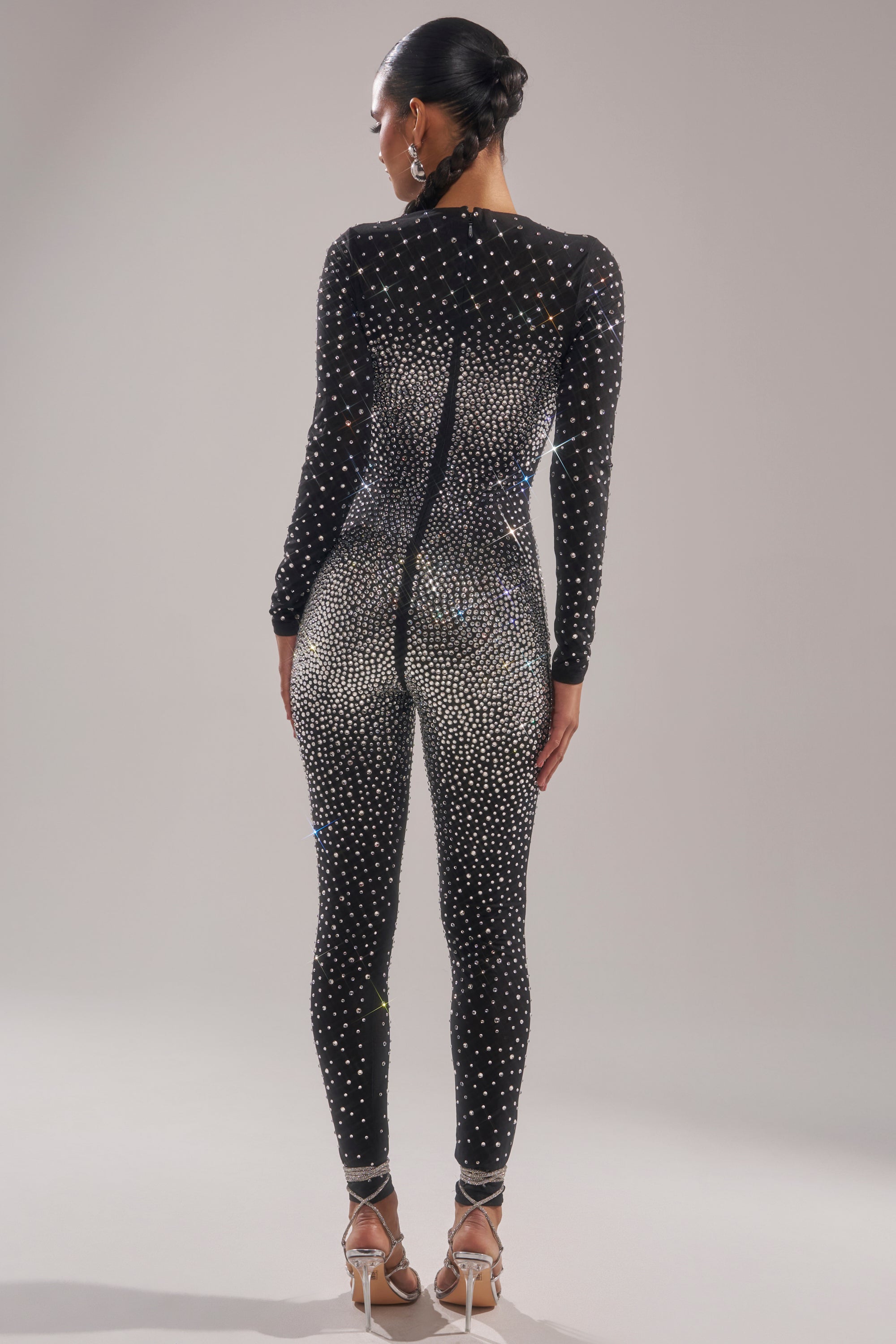 ALL ABOUT ME RHINESTONE JUMPSUIT