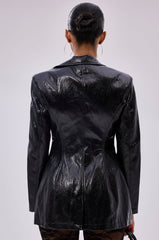 HERE FOR THE DRAMA PEBBLED BLAZER