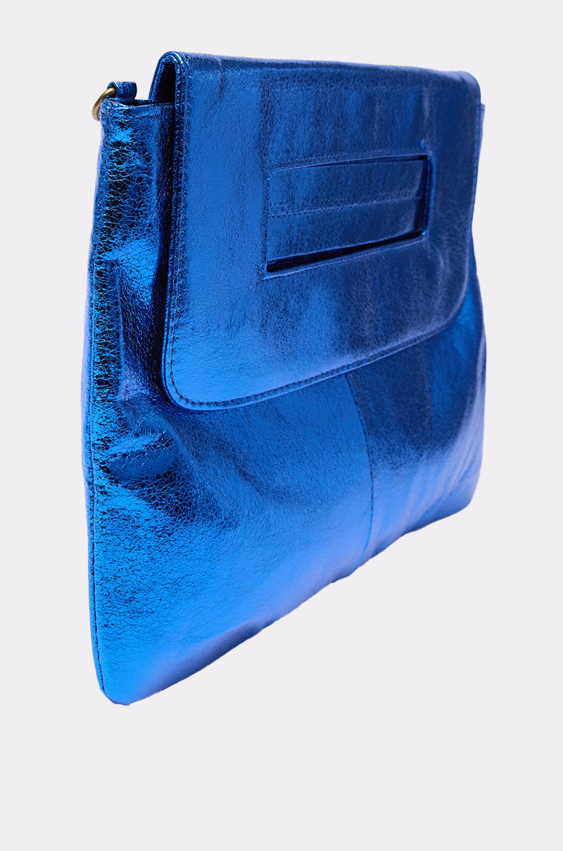 COSMIC COBALT OVERSIZED CLUTCH
