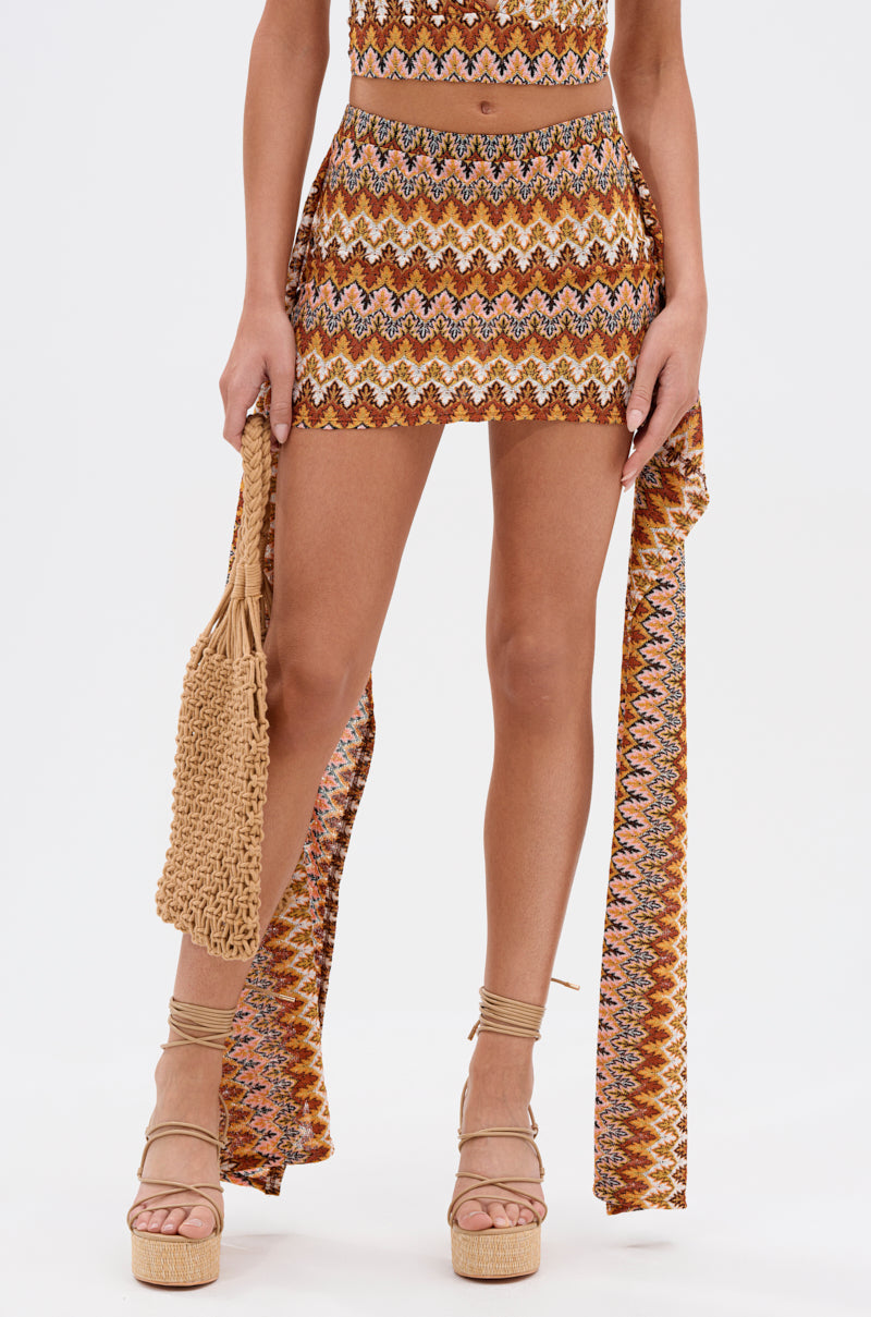 RELAX WITH ME MINI SKIRT