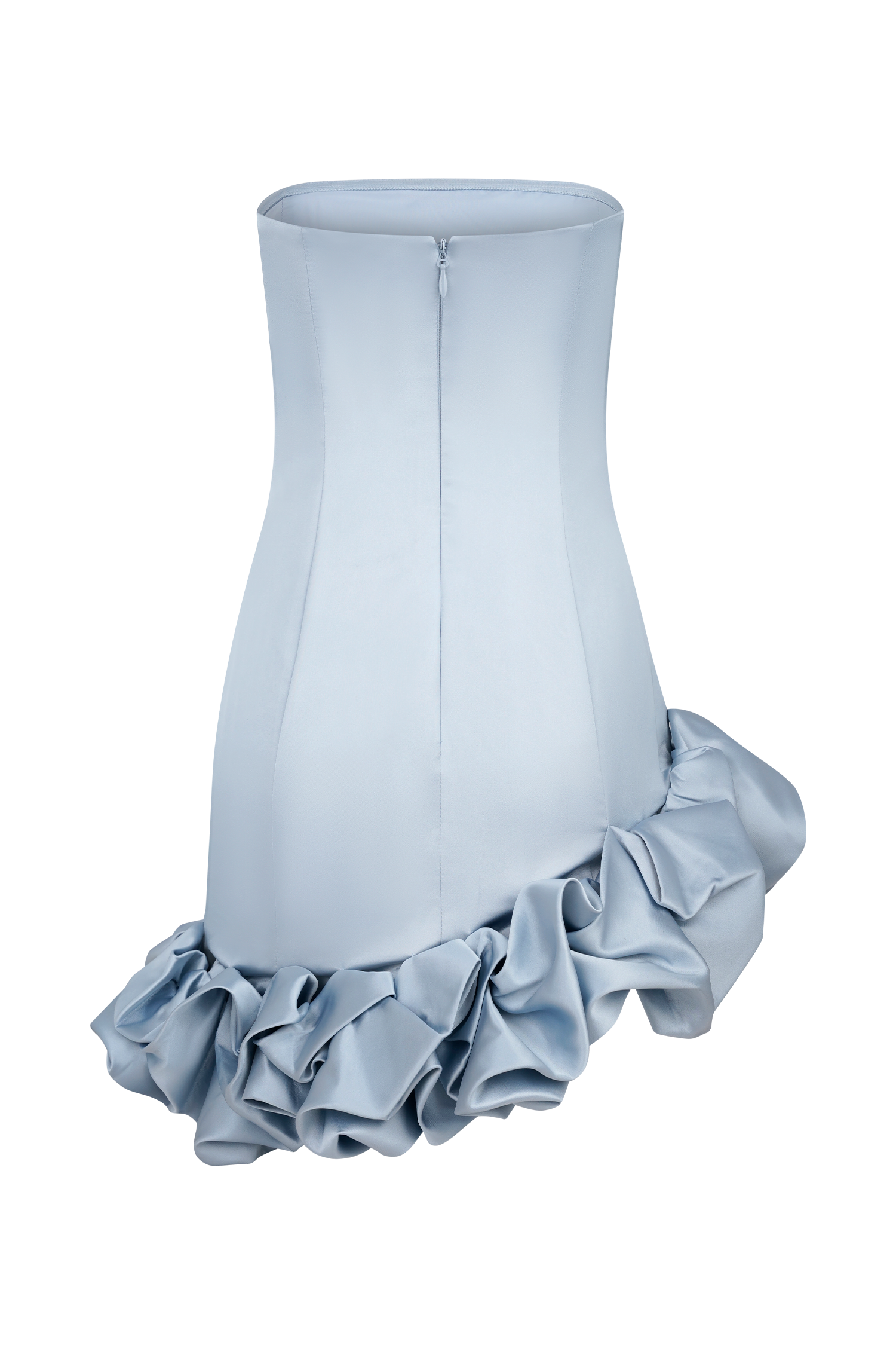 Alba Bubble Mini Dress - Cornflower Blue