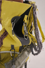 AKIRA GOLD COALESCE SPORTY MIXED MATERIAL STILETTO BOOT