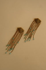 Maia Chandelier Earrings - Gold