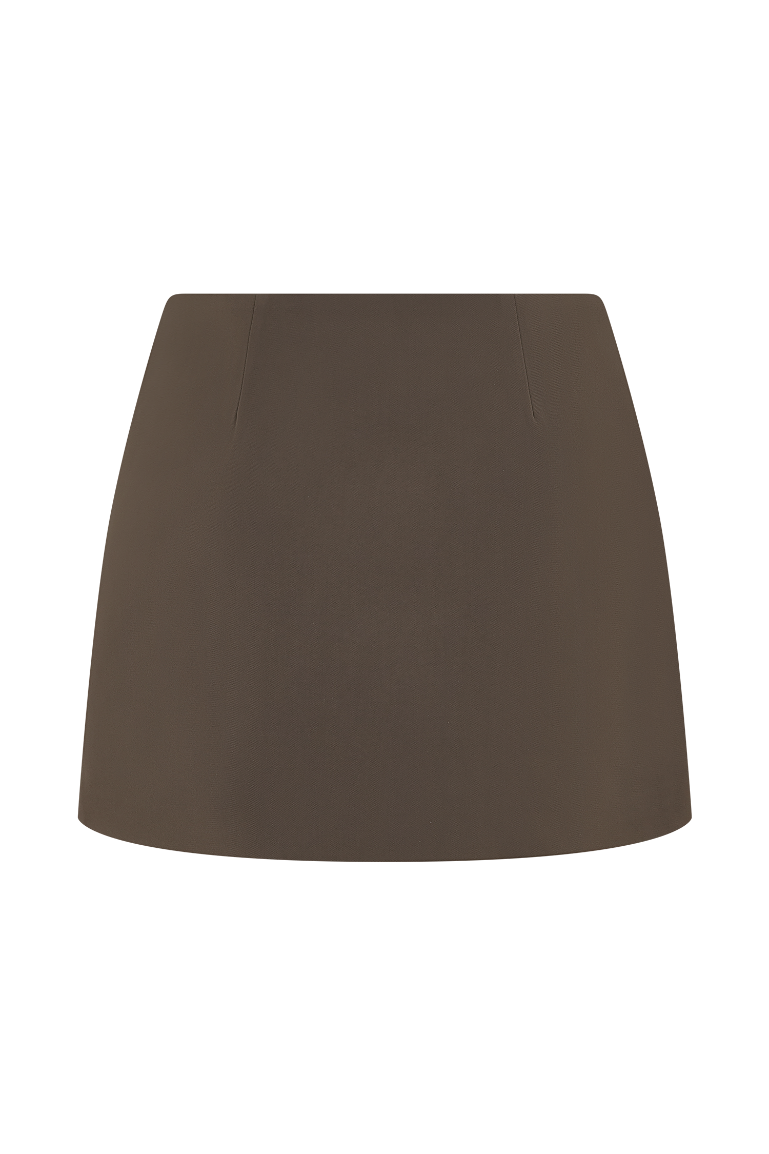 Effy Suiting Mini Skirt - Cacao Brown