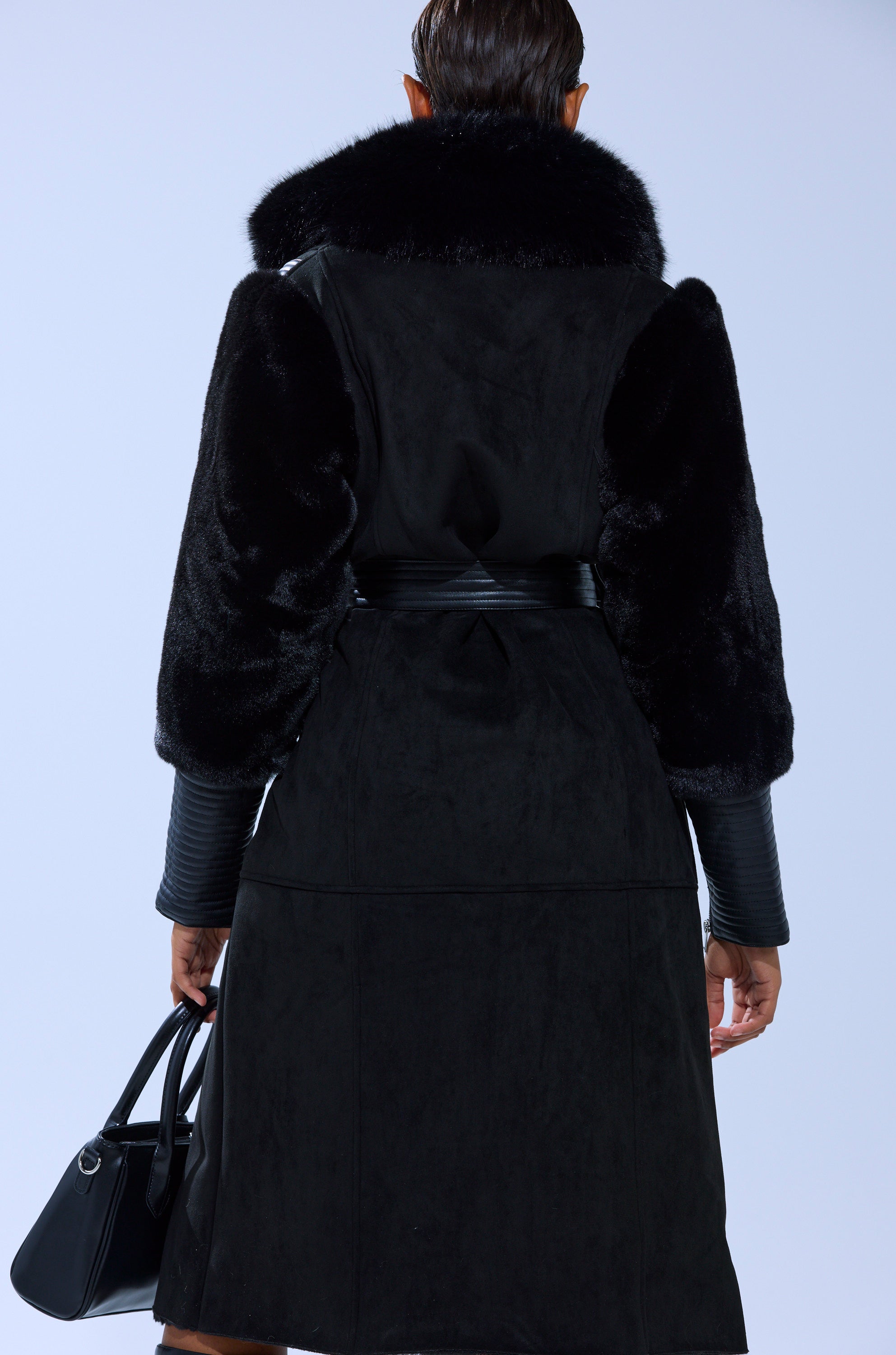 GOODIE MIXED MEDIA COAT