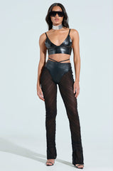 IN THE FEELS LACE FLARE PANT