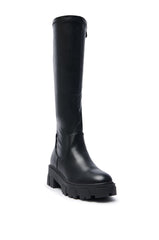 AZALEA WANG JAYE KNEE HIGH BOOT IN BLACK