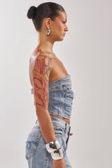 ON YOUR MIND DENIM CORSET