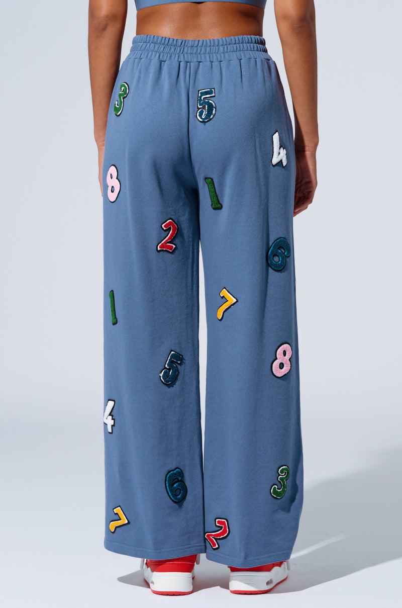 COUNT IT UP! WIDE LEG JOGGER