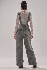 ALESSANDRA TWEED OVERALLS