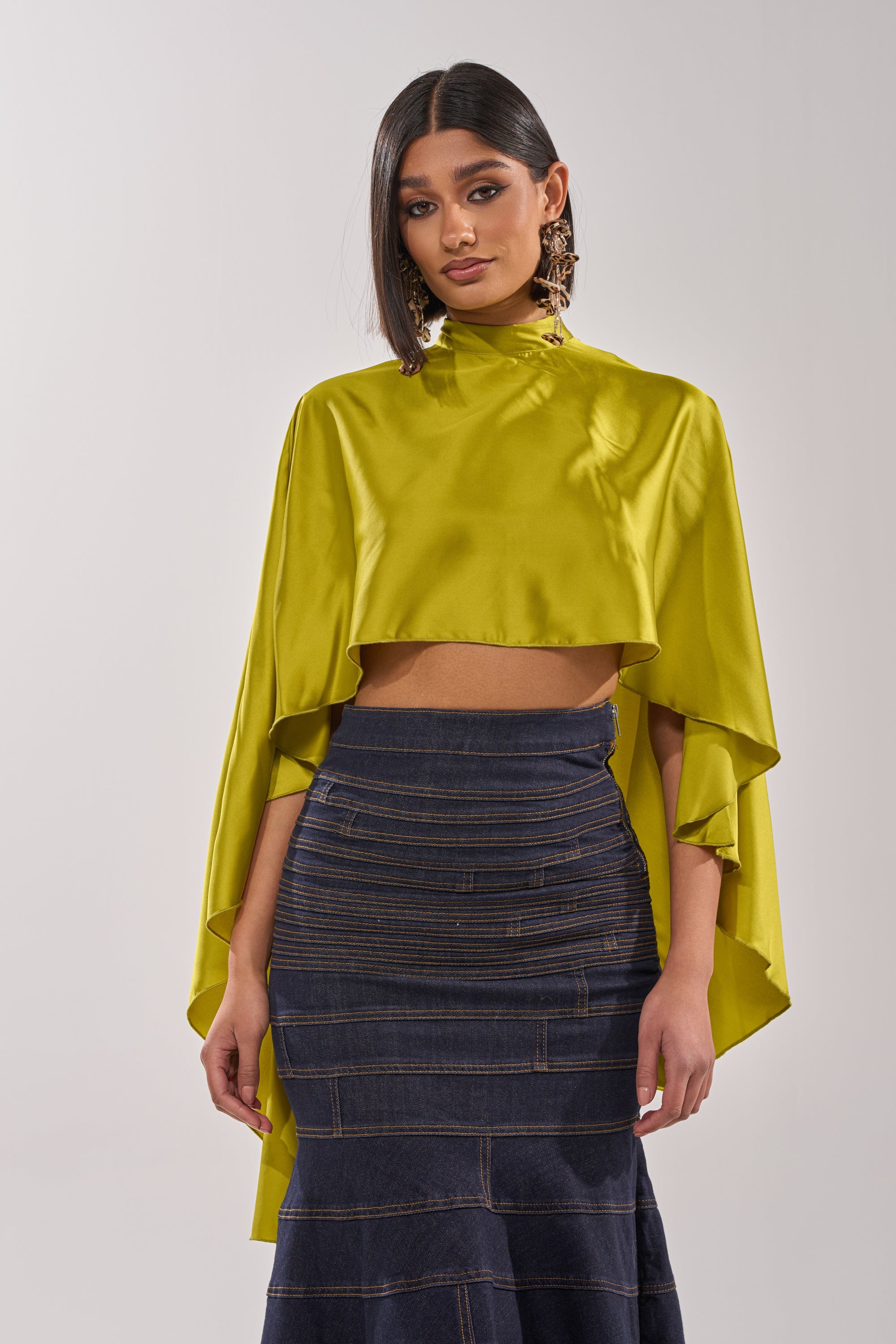 BABY MAKE A MOVE BLOUSE IN CHARTRUESE