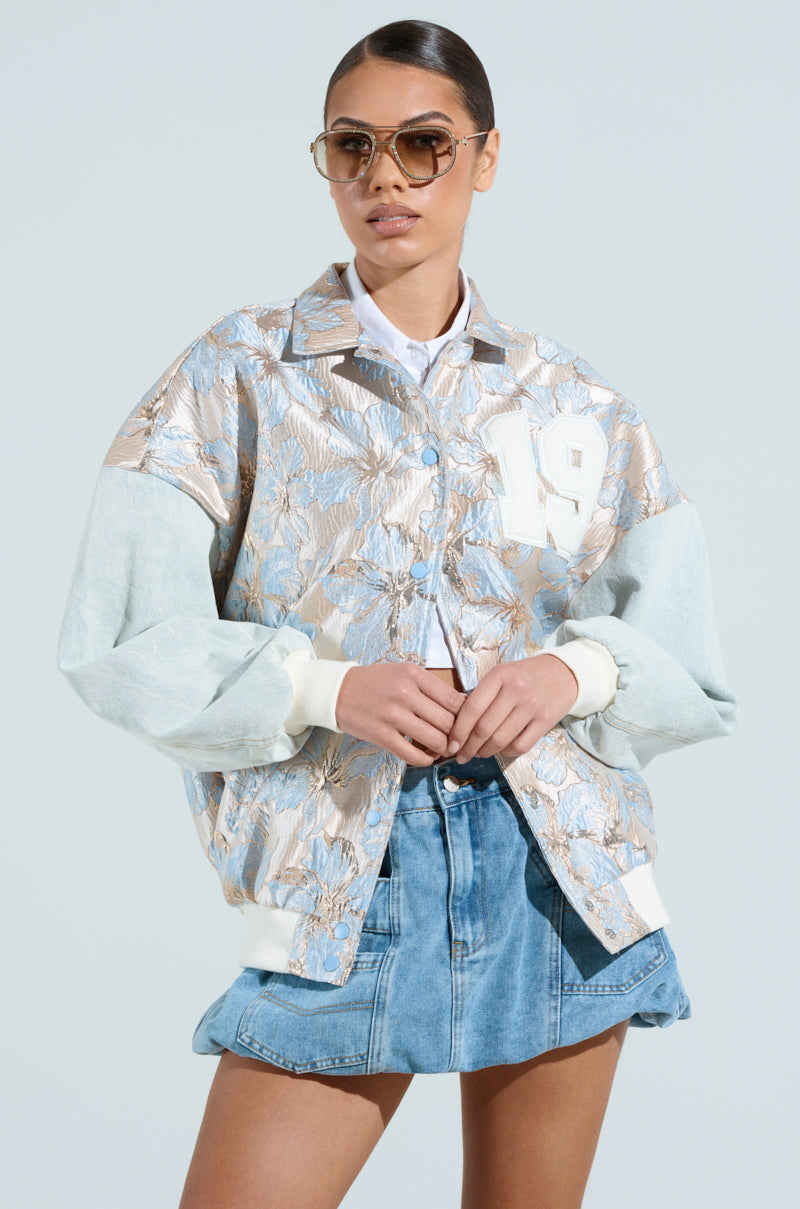 ALIYA BROCADE BOMBER