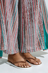 AKIRA LORETA LEOPARD THONG FLIP FLOP