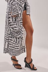 AKIRA MINORU BLACK WEDGE SANDAL