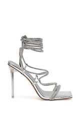 AZALEA WANG MOEY SILVER STILETTO SANDAL