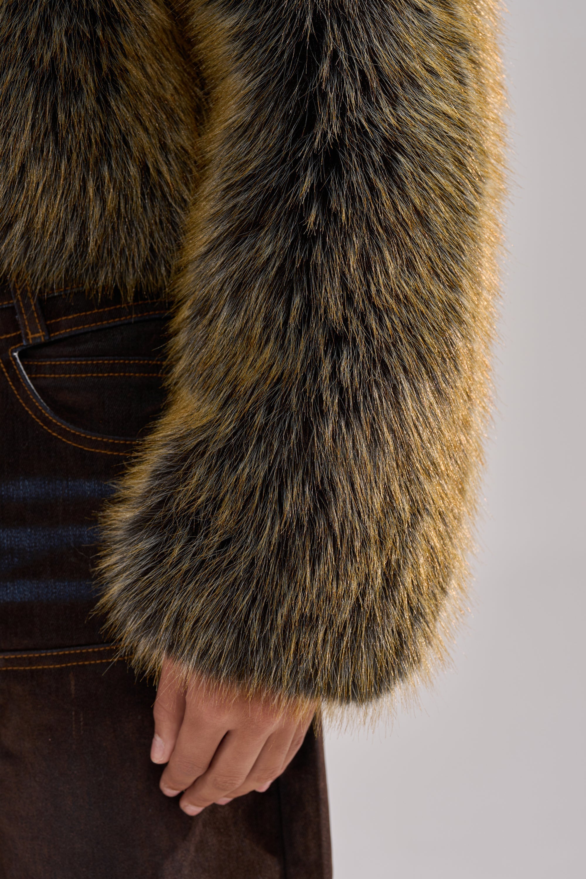 LIMONCELLO FAUX FUR COAT