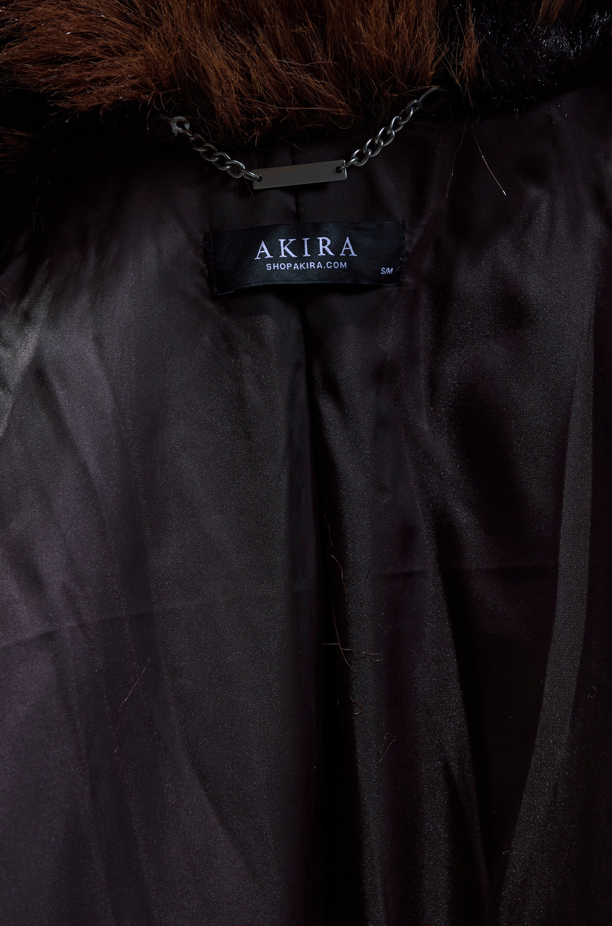 TELLURIDE FAUX FUR IN BROWN