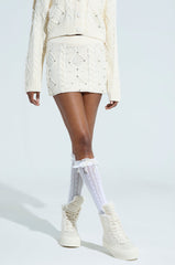 SNOW BUNNY MINI SKIRT