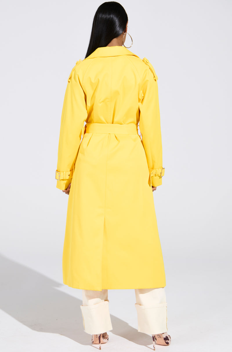 NEW YORK MINUTE TRENCH IN YELLOW