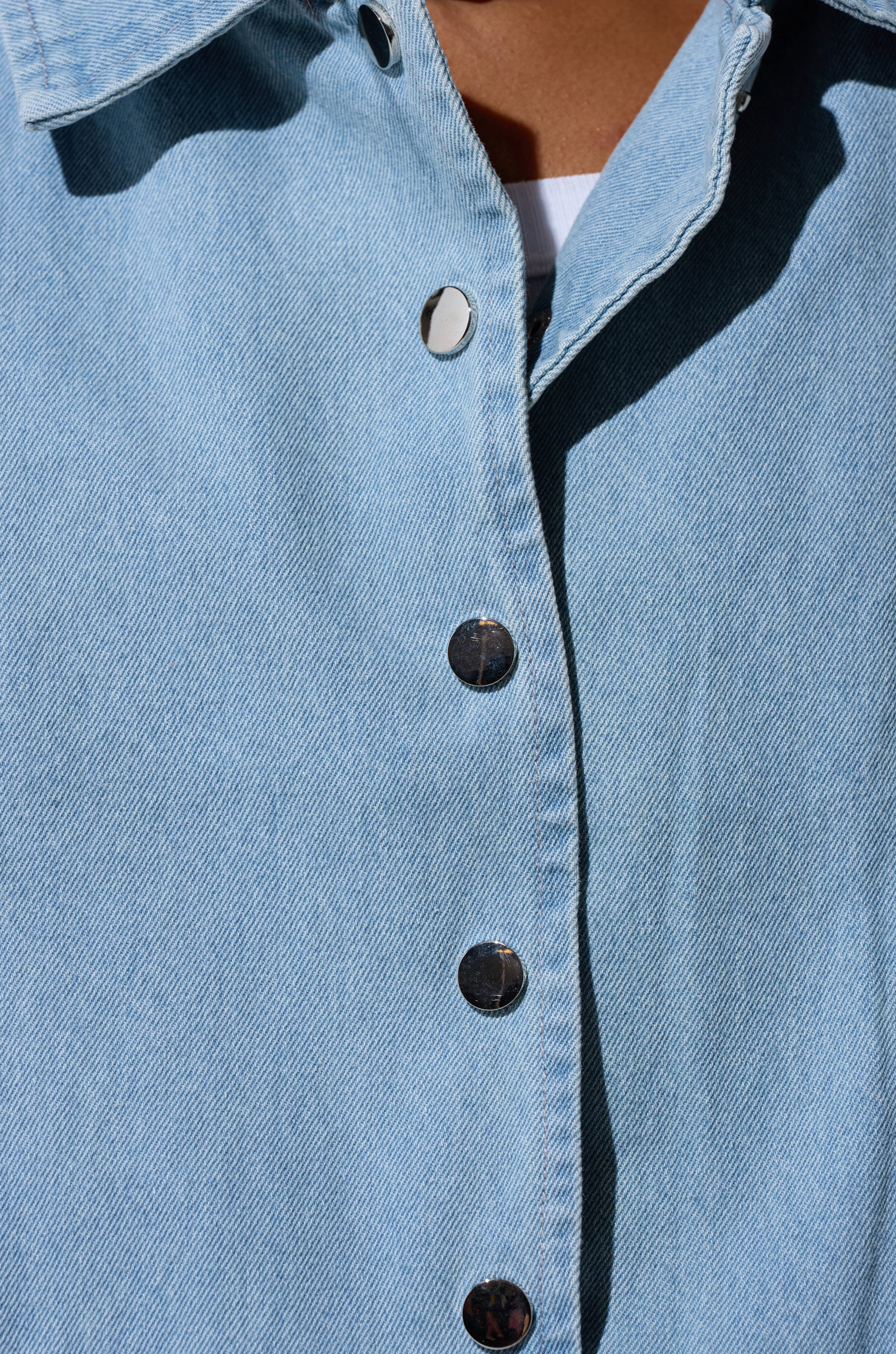 GAME TIME DENIM BOMBER