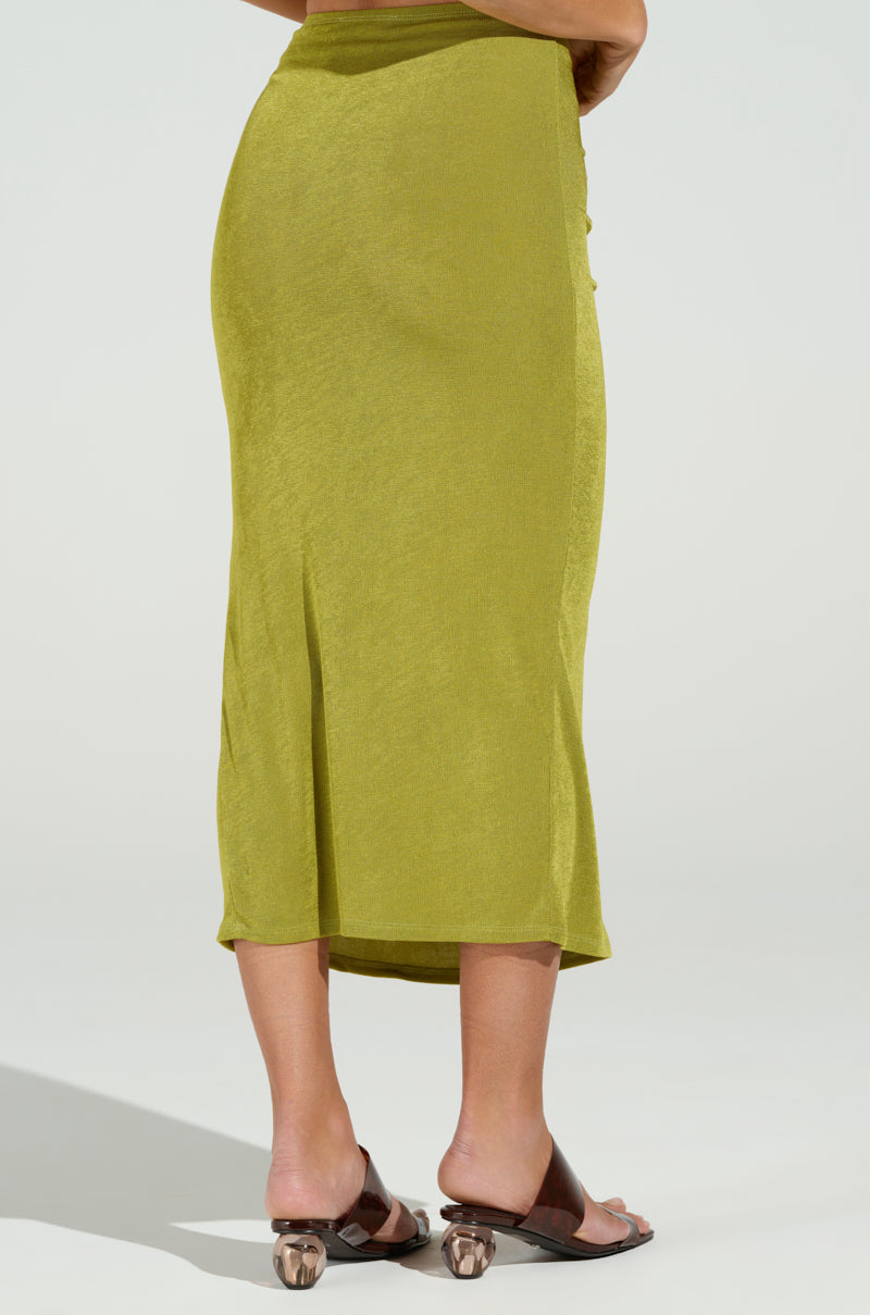 VANJA SLINKY MIDI SKIRT