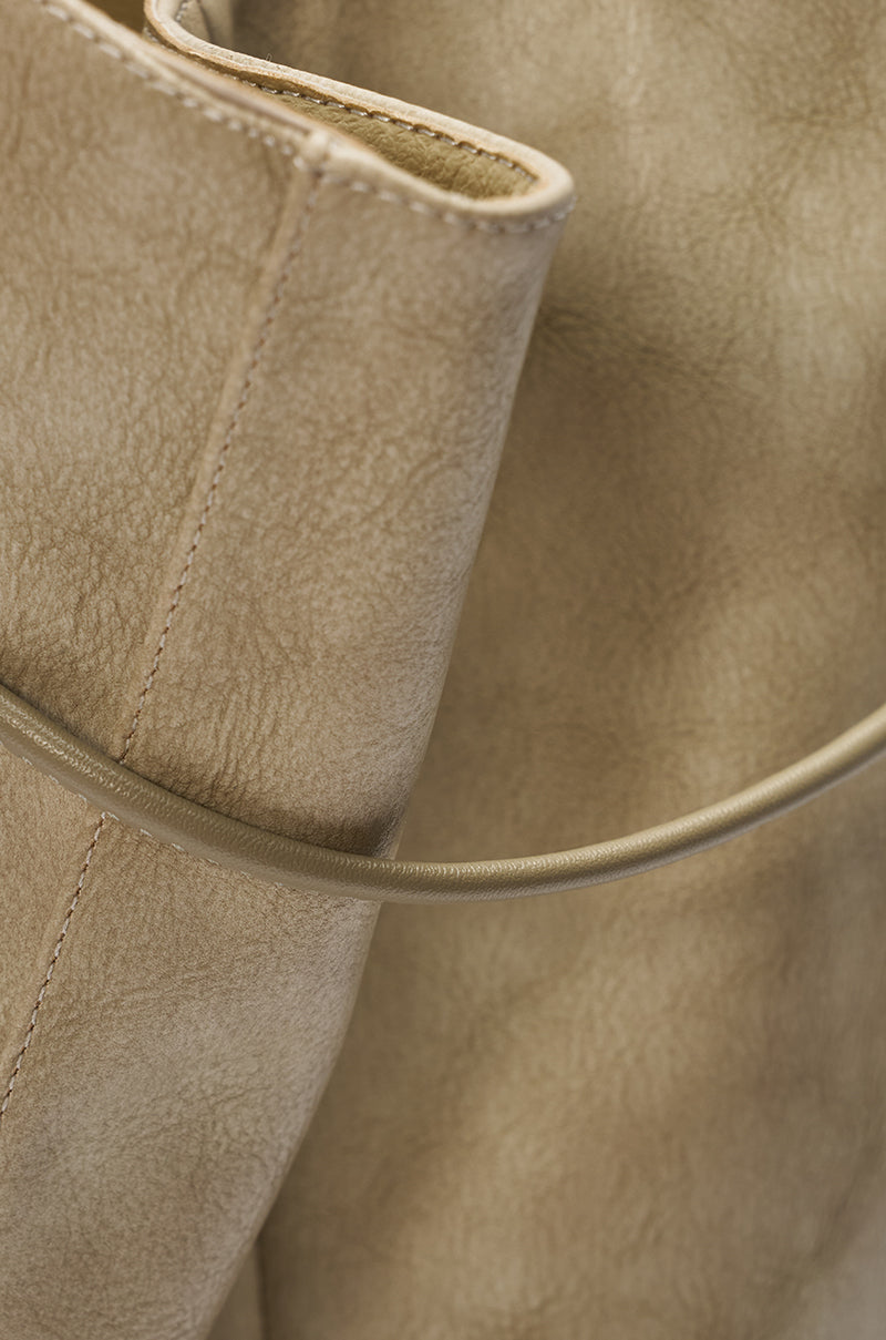 AZALEA WANG VAILEN GREY OPEN TOE SLOUCHY BOOTIE