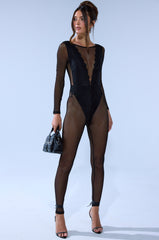 ALL ABOUT ME MESH JUMPSUIT