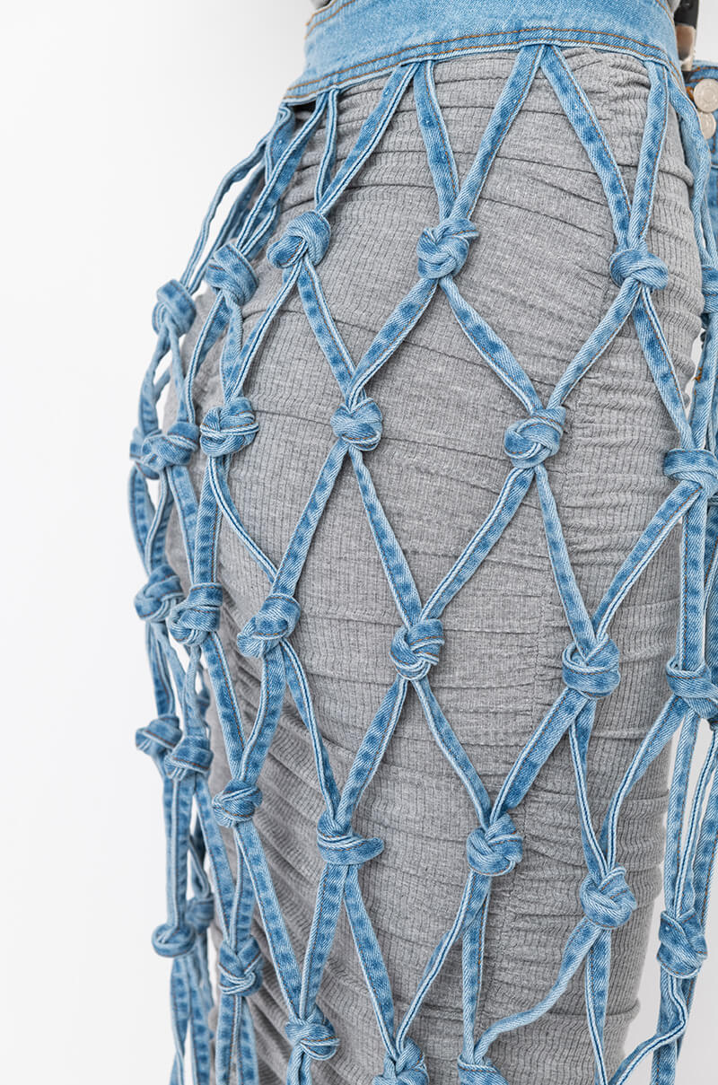 ALICIA DENIM MAXI SKIRT