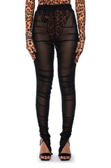 ALL ABOUT ME RUCHED MESH LEGGING