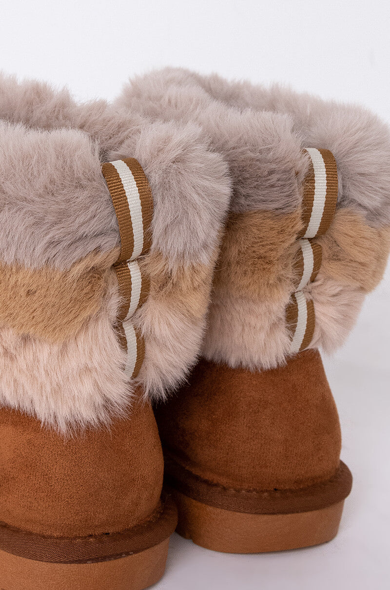 AZALEA WANG STUCK ON YOU FLAT BOOTIE IN BEIGE