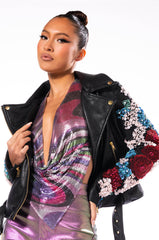 EVERY ROSE HAS A THORN MOTO JACKET