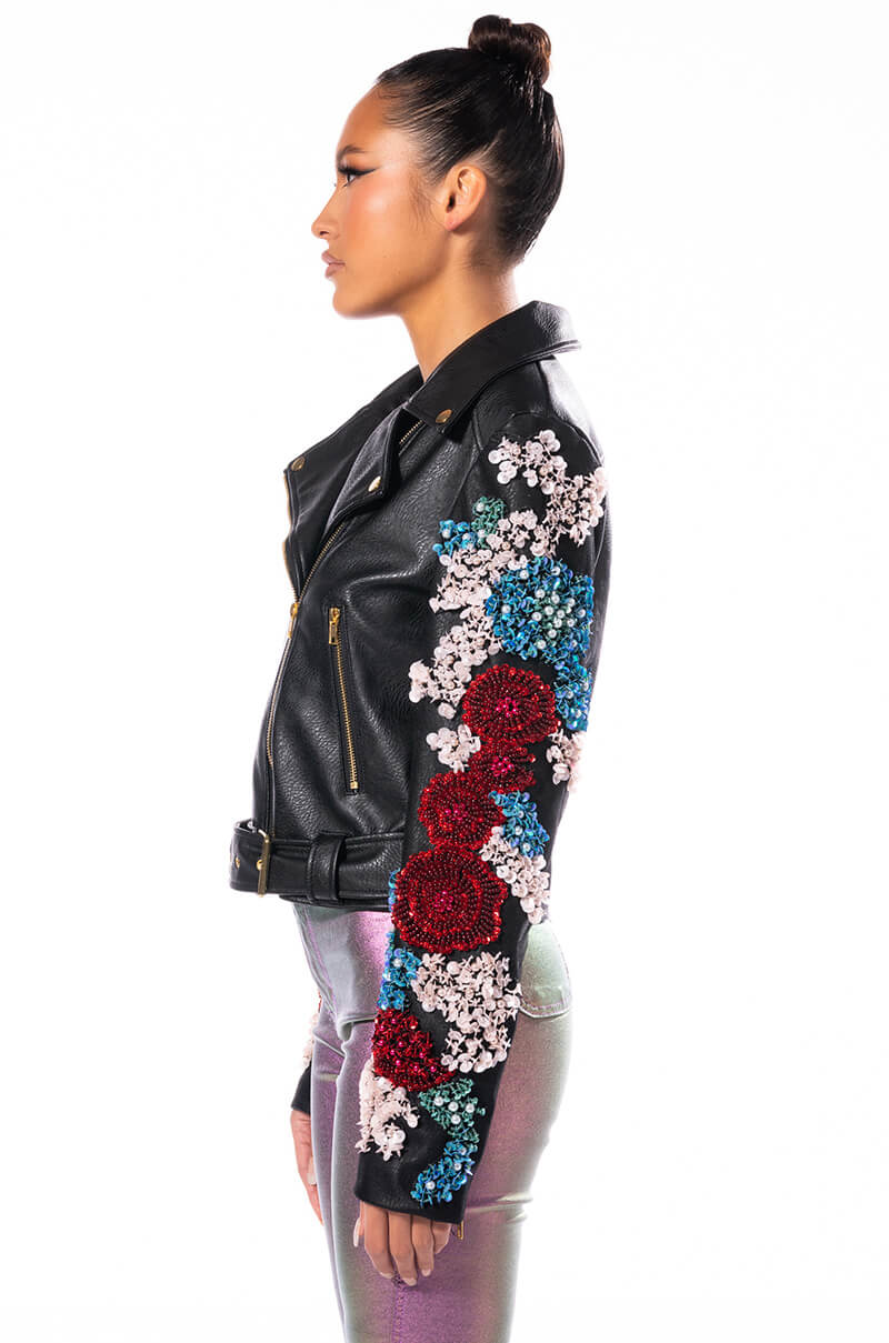 EVERY ROSE HAS A THORN MOTO JACKET